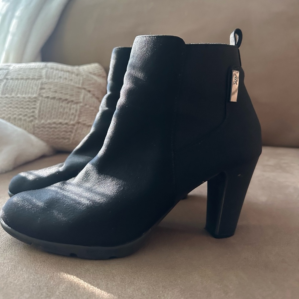 Anne Klein Sport Black Heeled Boots